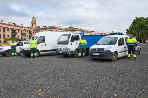 Tots els vehicles de què disposen actualment els serveis municipals